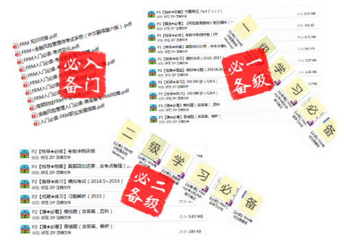 2019年FRM考试资料